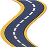3d road logo