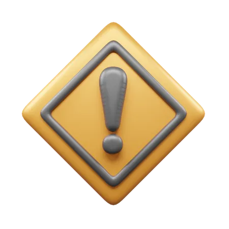 Road Alert  3D Icon