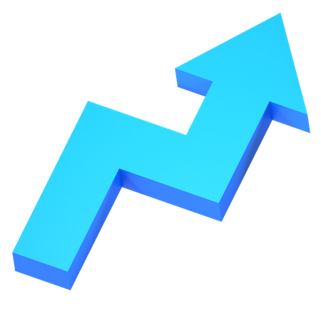 Road Arrow  3D Icon