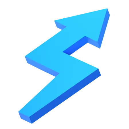 Road Arrow  3D Icon