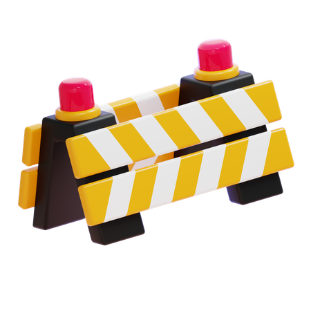 Road Barier  3D Icon