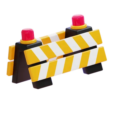 Road Barier  3D Icon