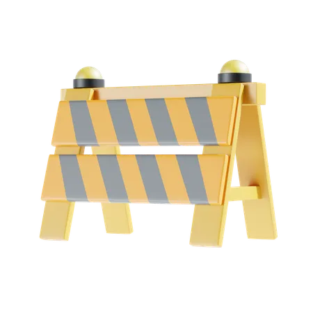 Barrier 3 D Icon And Illustration 3D Icon