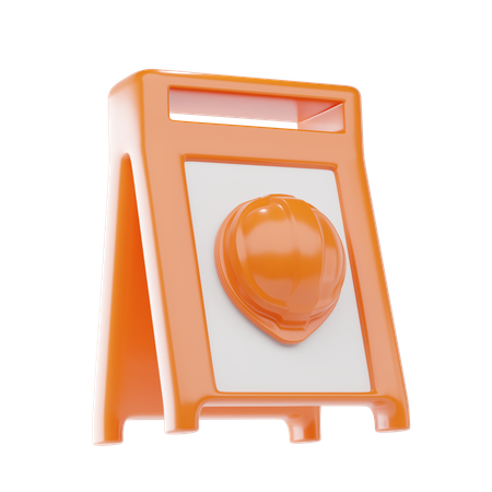 Road Barrier  3D Icon