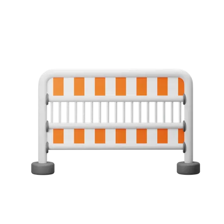 Road Barrier  3D Icon