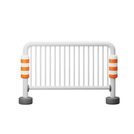 Road Barrier  3D Icon