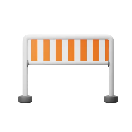 Road Barrier  3D Icon