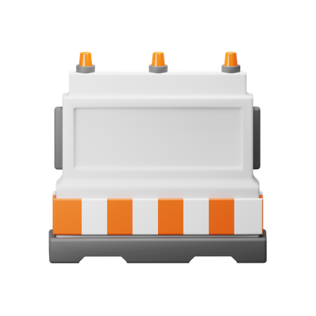 Road Barrier  3D Icon