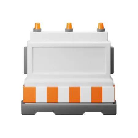 Road Barrier  3D Icon