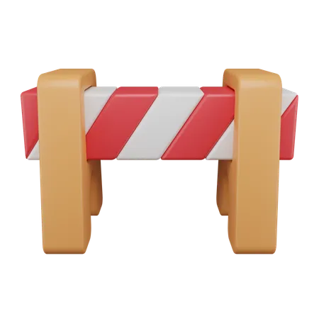 Road Barrier  3D Icon