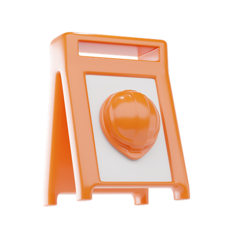 Road Barrier  3D Icon