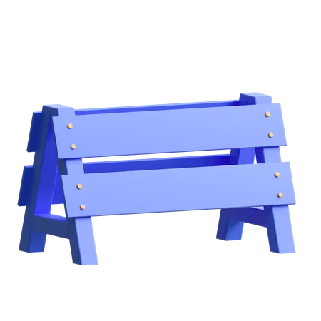 Road Barrier  3D Illustration