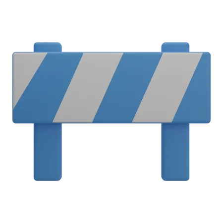 Road Barrier  3D Illustration