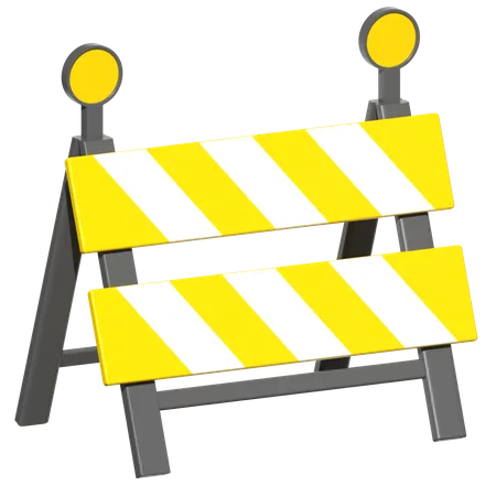 Road Block  3D Icon