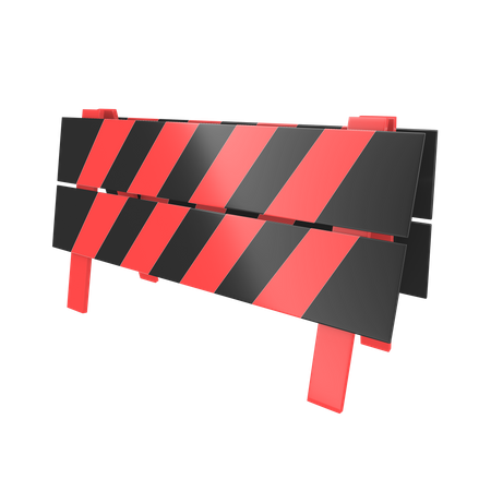 Road block  3D Icon