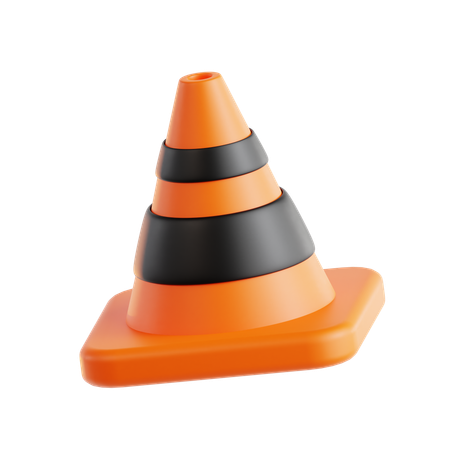 道路コーン  3D Icon