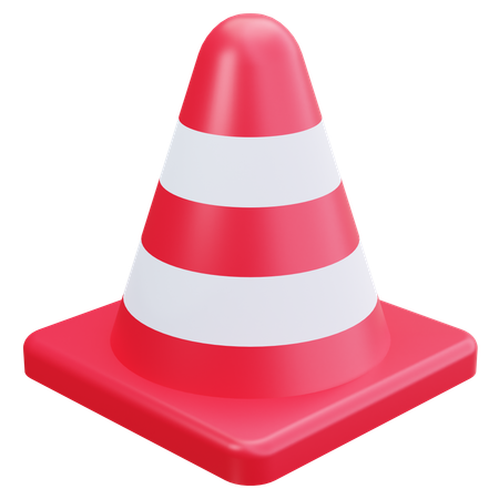 道路コーン  3D Icon