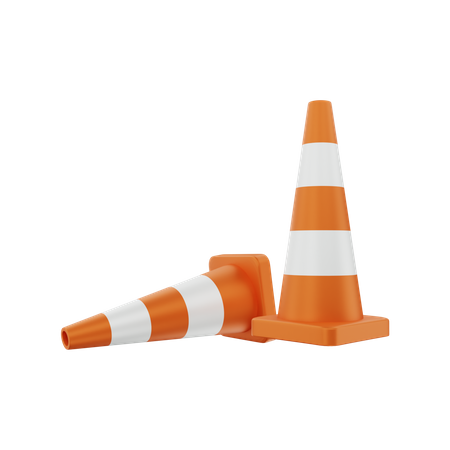 Road Cone  3D Illustration