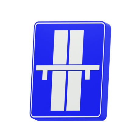 Road Crossing  3D Icon