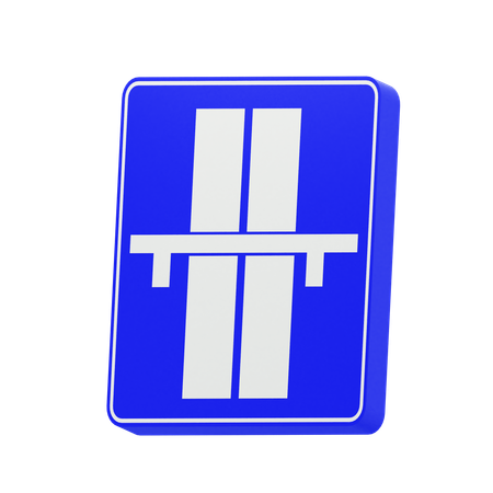 Road Crossing  3D Icon