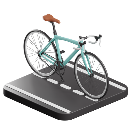 Road Cycling  3D Icon