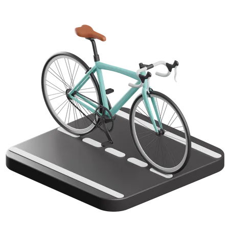 Road Cycling 3D Icon