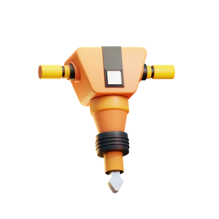 Road Drill  3D Icon