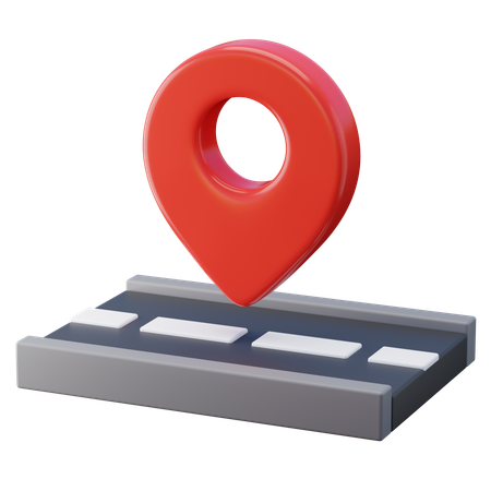 Road Location  3D Icon