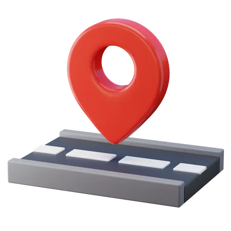 Road Location  3D Icon