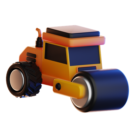 Road Roller  3D Icon