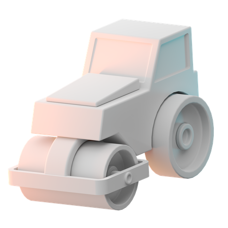 Road Roller  3D Icon