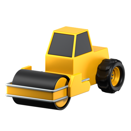 Road Roller  3D Icon