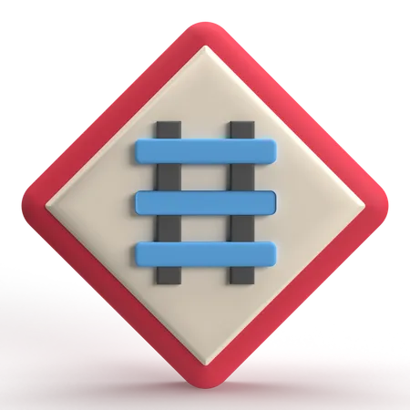 Road Sign  3D Icon
