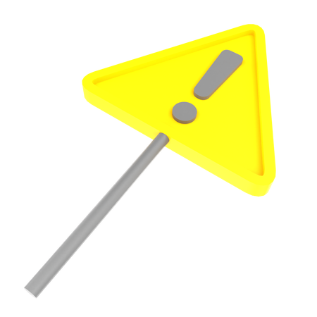 Road sign  3D Icon