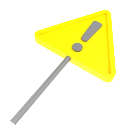 Road sign  3D Icon