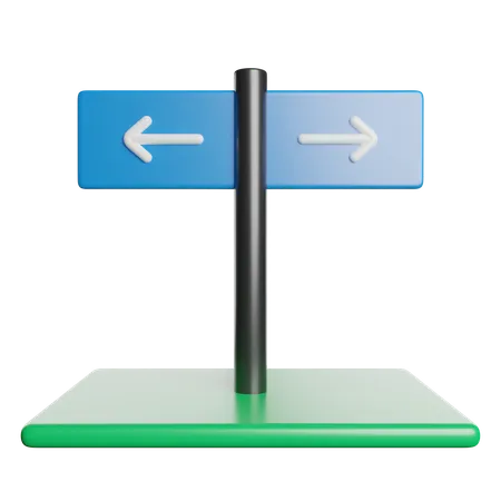 Road Sign  3D Icon