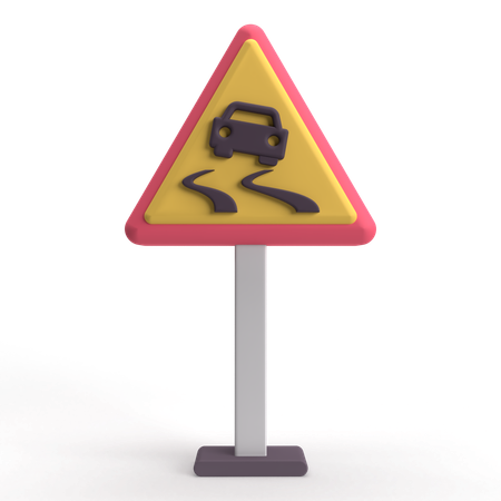 Road Sign  3D Icon