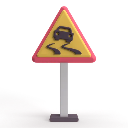 Road Sign  3D Icon