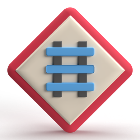 Road Sign  3D Icon