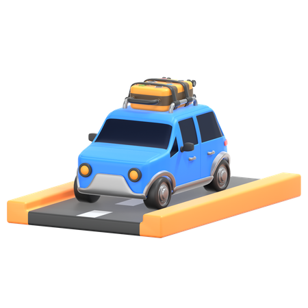 Road Trip  3D Icon