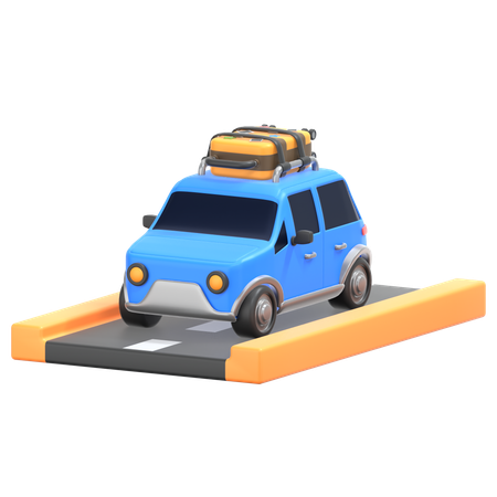 Road Trip  3D Icon