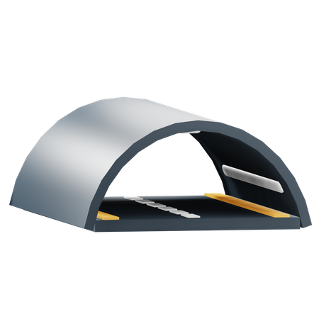 Road Tunnel  3D Icon