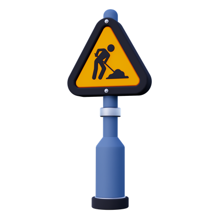 Road Work  3D Icon