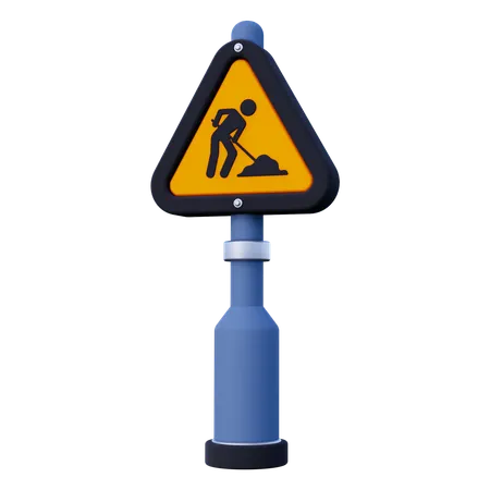 Road Work  3D Icon