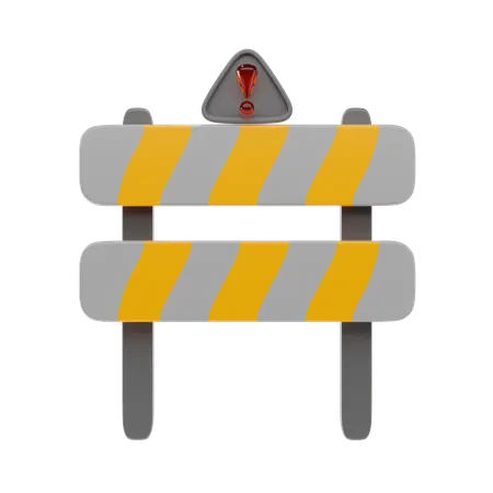 Roadblock  3D Icon