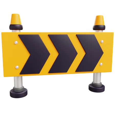 Roadblock  3D Icon