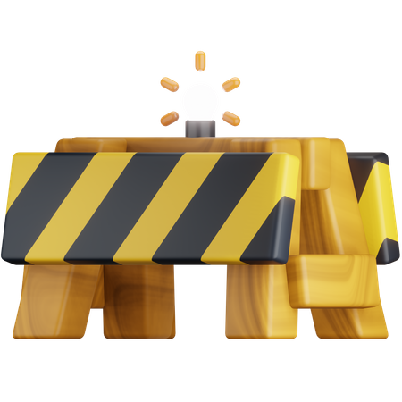 Roadblock 3D Icon