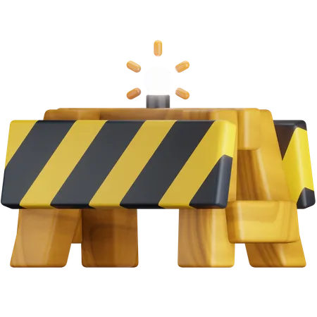 Roadblock 3D Icon