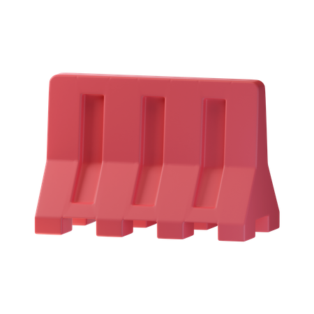 Roadblock Cone  3D Icon