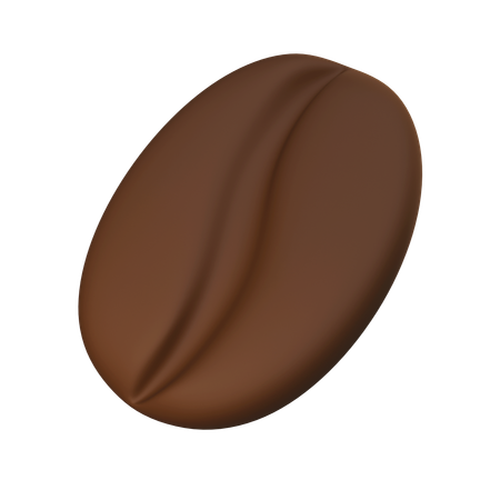 Roasted Coffee Bean 3D Icon